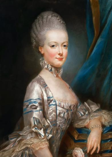 Porträt von Erzherzogin Maria Antonia von Österreich (1755-1793), die spätere Königin von Frankreich 1769