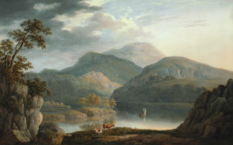 A Lakeland Landscape von Joseph Francis Gilbert