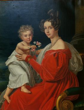 Kaiser Franz Joseph mit Mutter