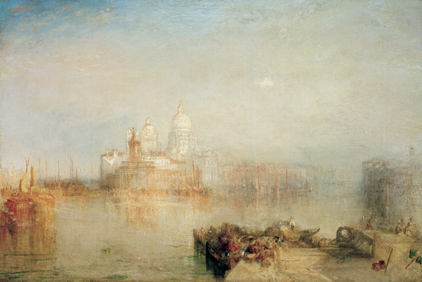 Dogana und S. Maria della Salute, Venedig von William Turner