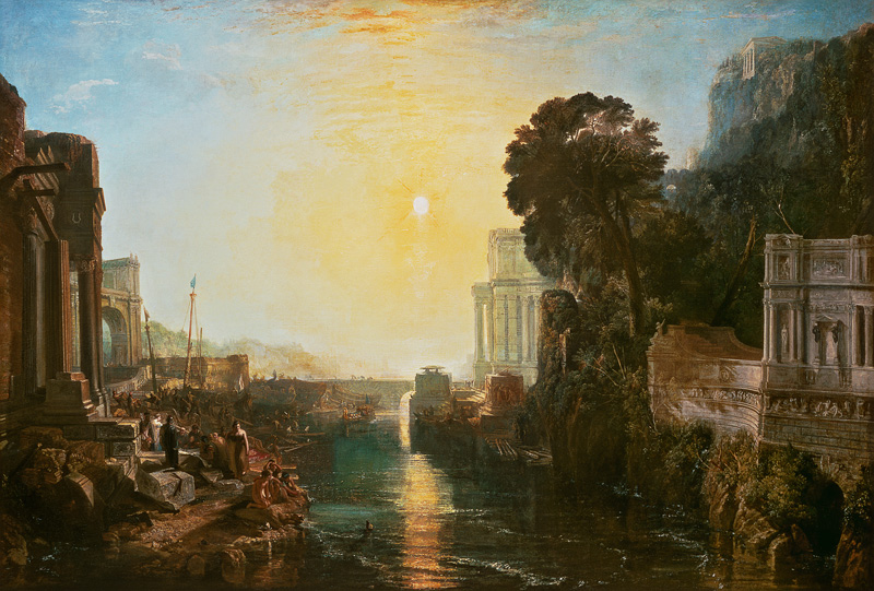 Dido building Carthage, or the Rise of Carthaginian Empire von William Turner