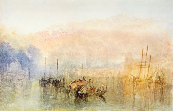 Einfahrt in den Canal Grande von William Turner