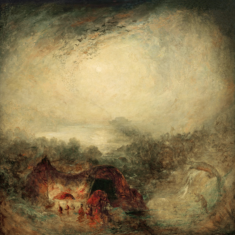 Evening of the Deluge / 1843 von William Turner