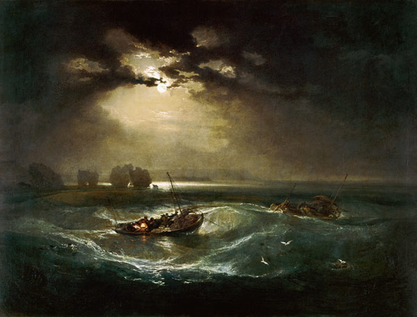 Fischer auf See von William Turner