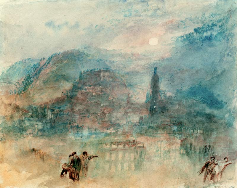 Heidelberg, Mondlicht von William Turner