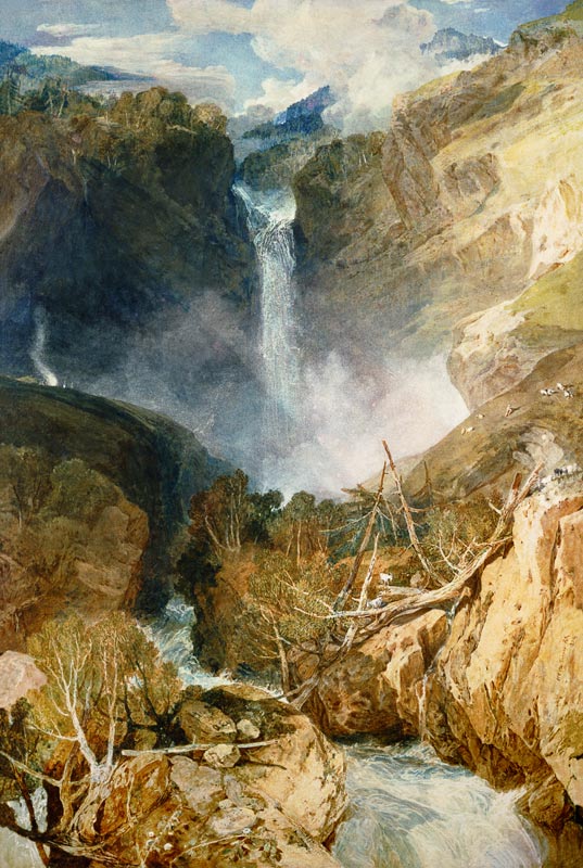 The Great Falls of the Reichenbach von William Turner