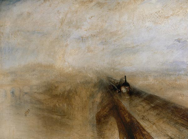 Rain Steam and Speed, The Great Western Railway, painted before 1844 von William Turner
