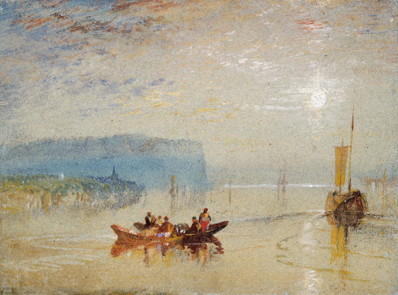 Scene on the Loire, near the Coteaux de Mauves von William Turner