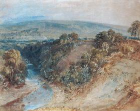 Valley of the Washburn, 1818 (w/c and gouache on paper) 1910