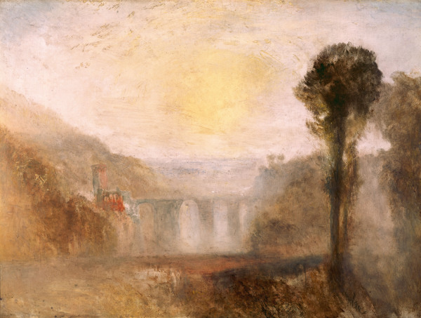 W.Turner / Bridge and Tower / 1838 von William Turner