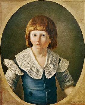 Louis XVII (1785-95) aged 8, at the Temple 1793