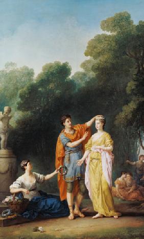 A Lover Crowning his Mistress 1733