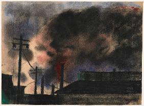Pittsburgh Factory Scene 1915