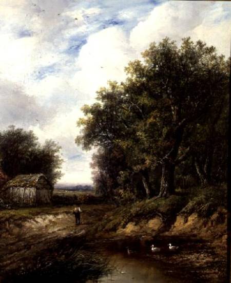 The Path by the Pond von Joseph Thors