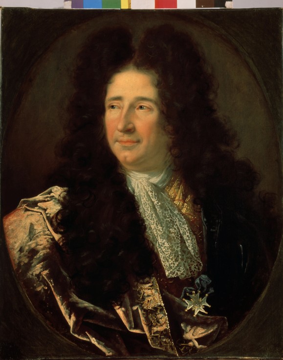 Porträt des Architekten Jules Hardouin-Mansart (1646-1708) von Joseph Vivien