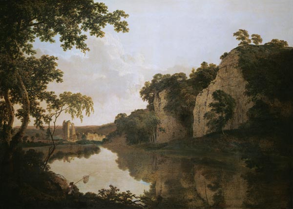 Landscape with Dale Abbey von Joseph Wright of Derby