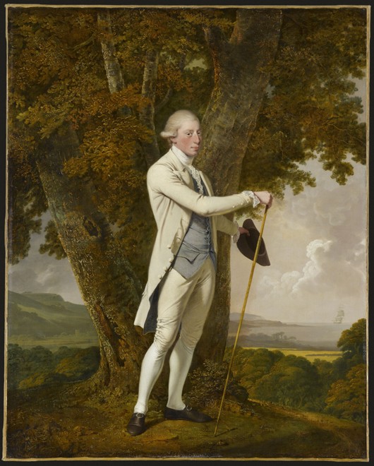 Porträt von John Milnes von Joseph Wright of Derby