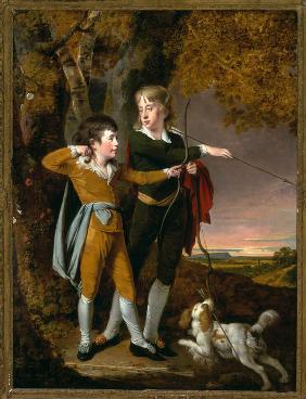 The boy archers (Jungen beim Bogenschießen) 1780