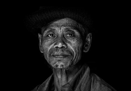 Mann aus Myanmar