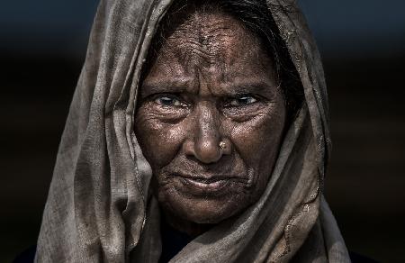 Rohingya-Flüchtlingsfrau.