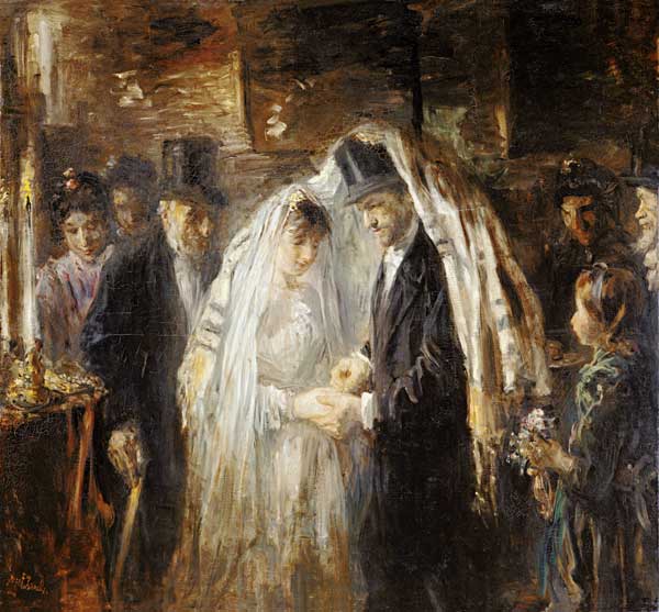 Jüdische Hochzeit von Jozef Israels