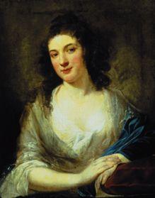 Bildnis der Frau des Künstlers um 1790