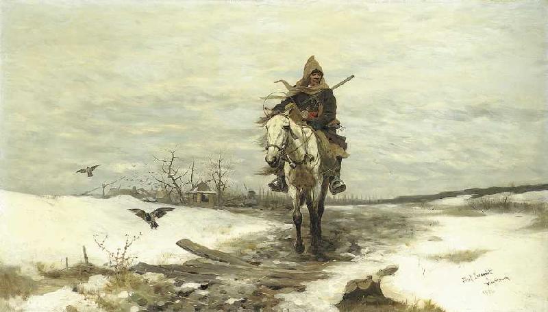 Der einsame Jäger von Jozef von Brandt