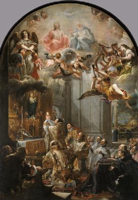 Die Messe der Ordensbrüder der Hl. Dreifaltigkeit. 1666