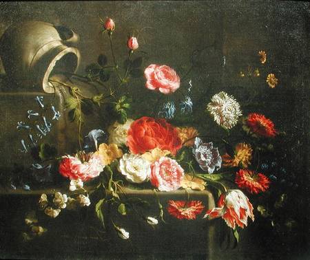 Flowers Fallen from a Pitcher von Juan de Arellano
