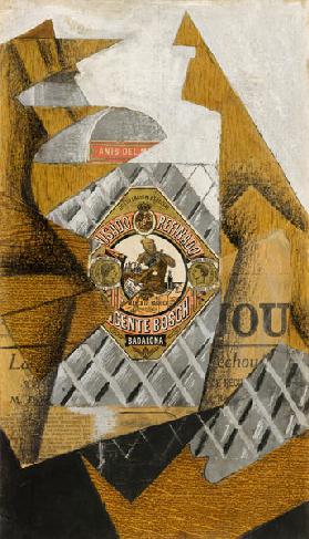 Eine Flasche Anís del Mono (La bouteille d'anis) 1914