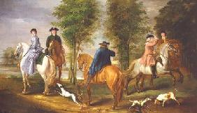 Family Hunting Party 1756