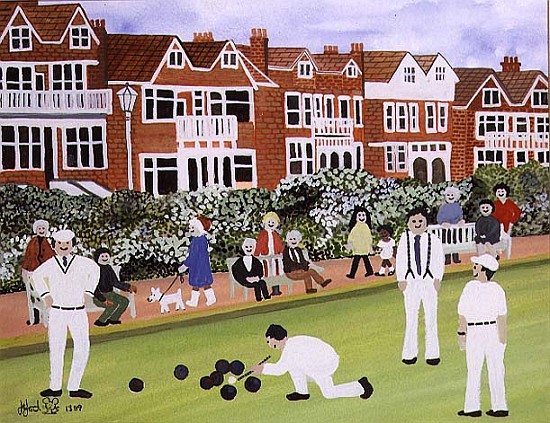 Bowling at Eastbourne  von Judy  Joel