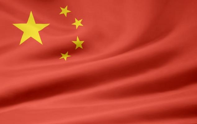 Chinesische Flagge von Juergen Priewe