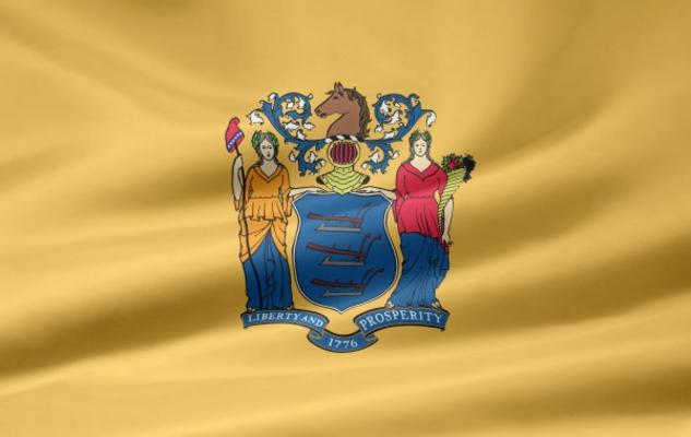 New Jersey Flagge von Juergen Priewe