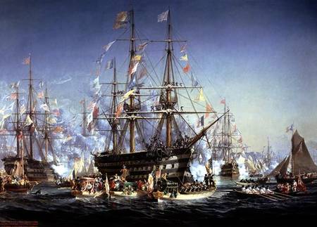 Queen Victoria's Visit to Cherbourg von Jules Achille Noel