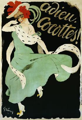 Poster "Adieu, Cocottes!"