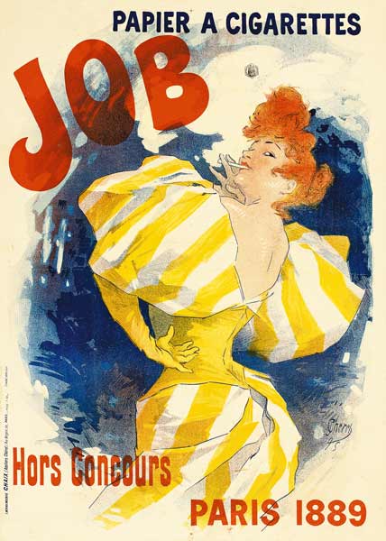 Plakat Für JOB-Zigaretten von Jules Chéret