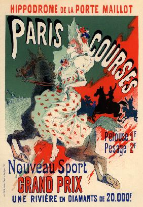 Hippodrome. Paris Courses (Plakat)