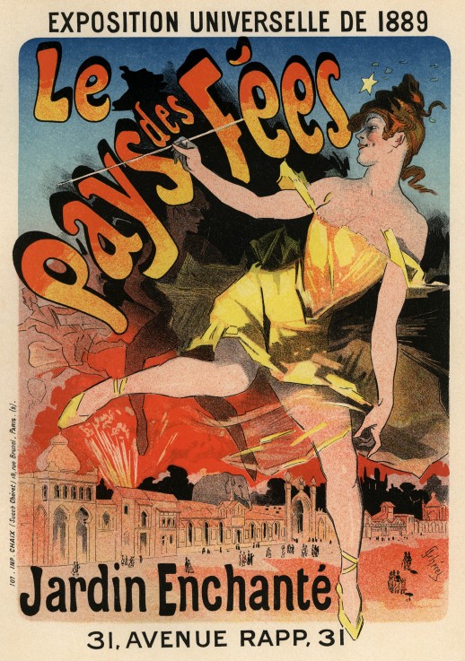 Le Pays des Fees (Plakat) von Jules Chéret