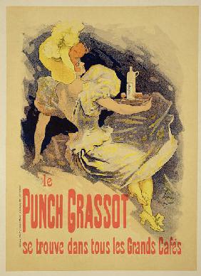 Reproduction of a poster advertising 'Punch Grassot' 1895