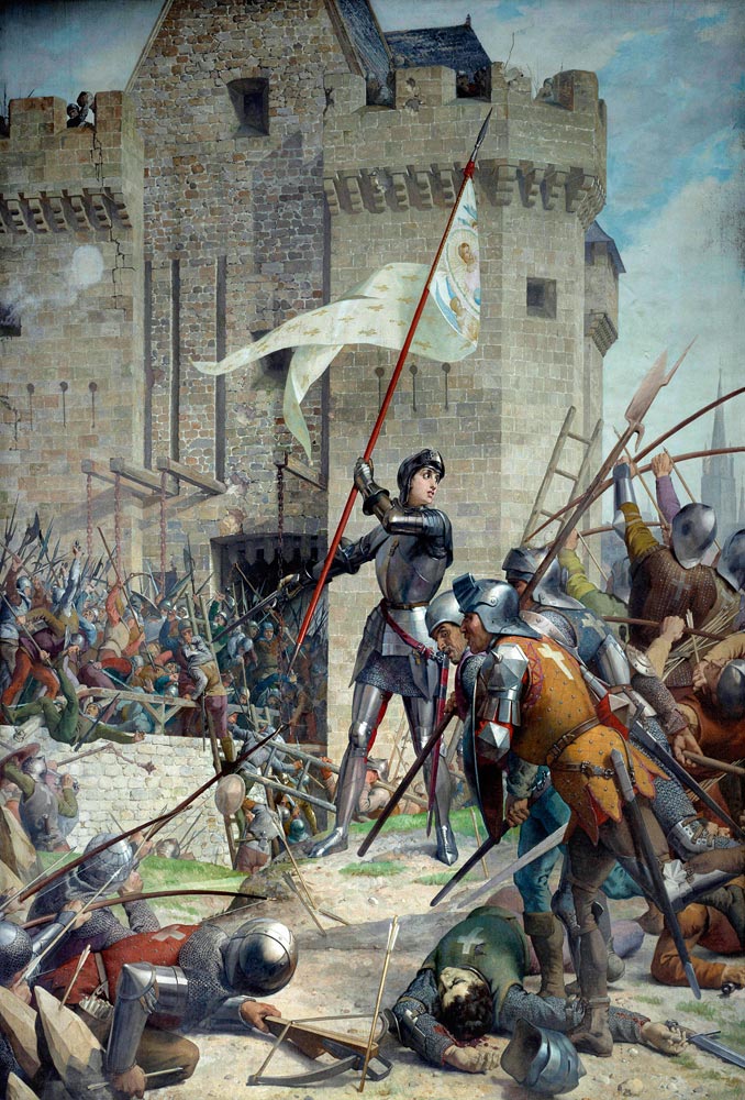 Jeanne d'Arc in Orleans von Jules Eugene Lenepveu