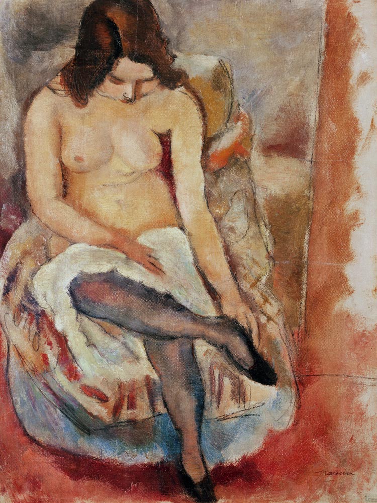 Seated Woman von Jules Pascin