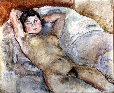 Reclining Nude von Jules Pascin