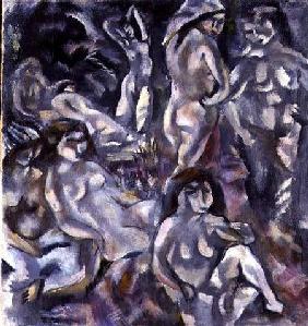 Eight Women in the Nude 1917