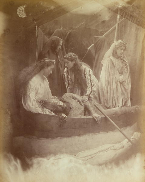 The Passing of King Arthur, Illustration from ''Idylls of the King'' by Alfred Tennyson (1809-1892)  von Julia Margaret Cameron