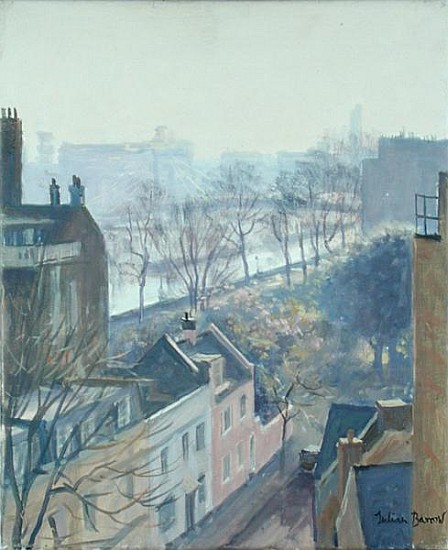 Chelsea Embankment from Tite Street (oil on canvas)  von Julian  Barrow