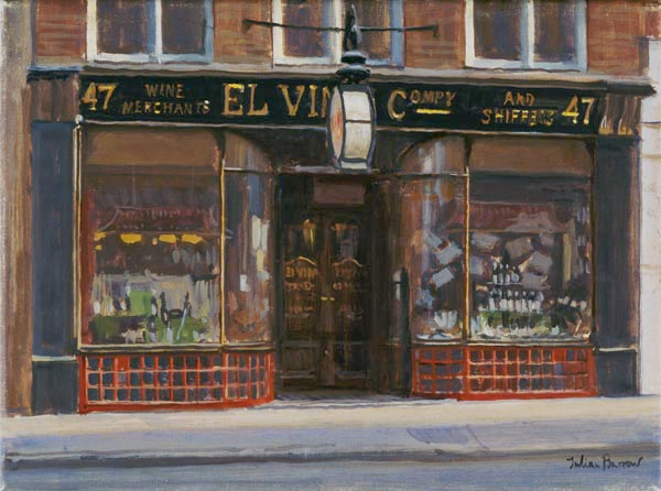 El Vino''s, Fleet Street (oil on canvas)  von Julian  Barrow