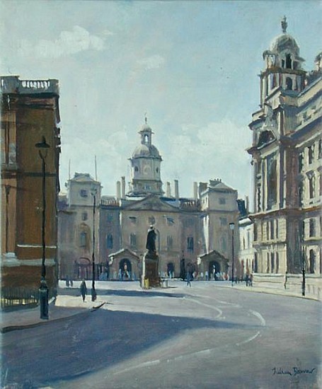 Horseguards from Whitehall (oil on canvas)  von Julian  Barrow
