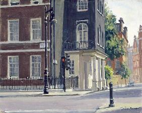 New Square, Lincoln''s Inn (oil on canvas) 