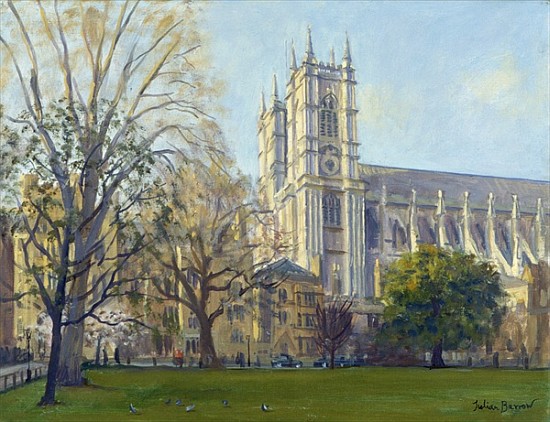 Westminster Abbey from Dean''s Yard (oil on canvas)  von Julian  Barrow